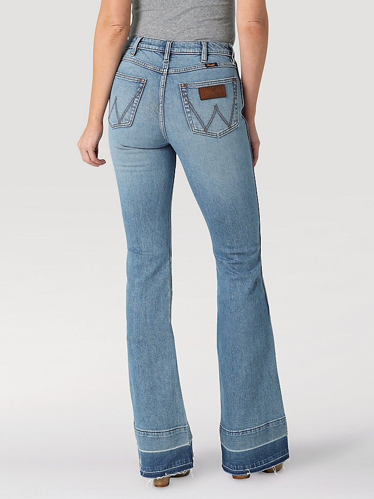High Rise Released Hem Trouser Jean in Wilma
