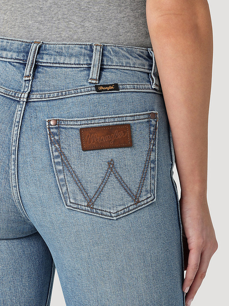 High Rise Released Hem Trouser Jean in Wilma