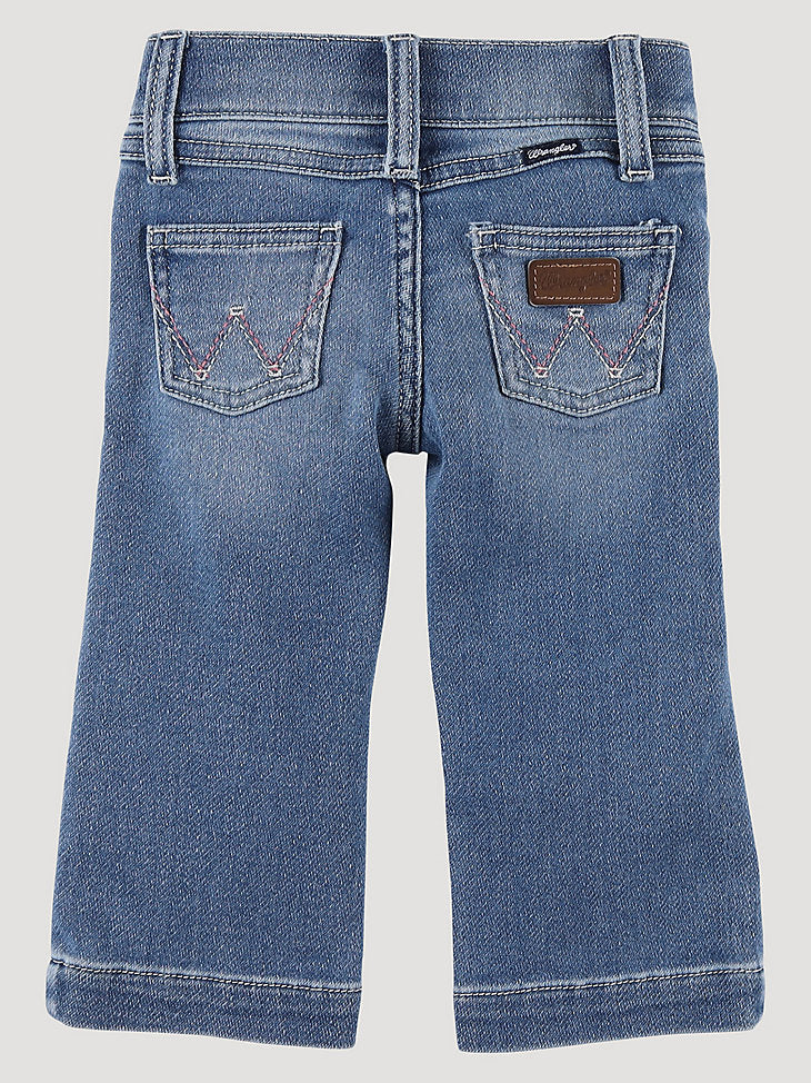 Baby Girl Wide Leg Trouser Jean in Nora