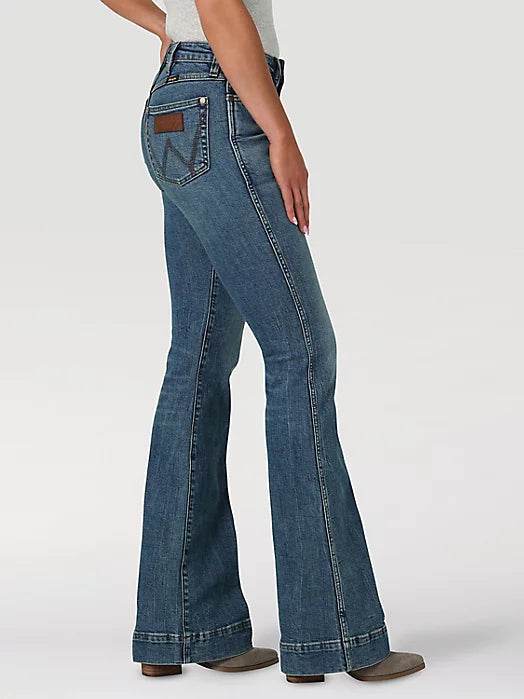 Wrangler Retro High Rise Trouser in Briley