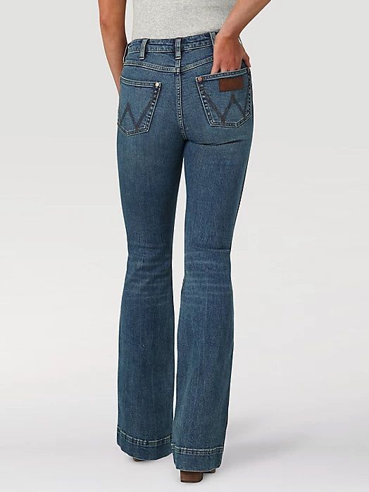 Wrangler Retro High Rise Trouser in Briley
