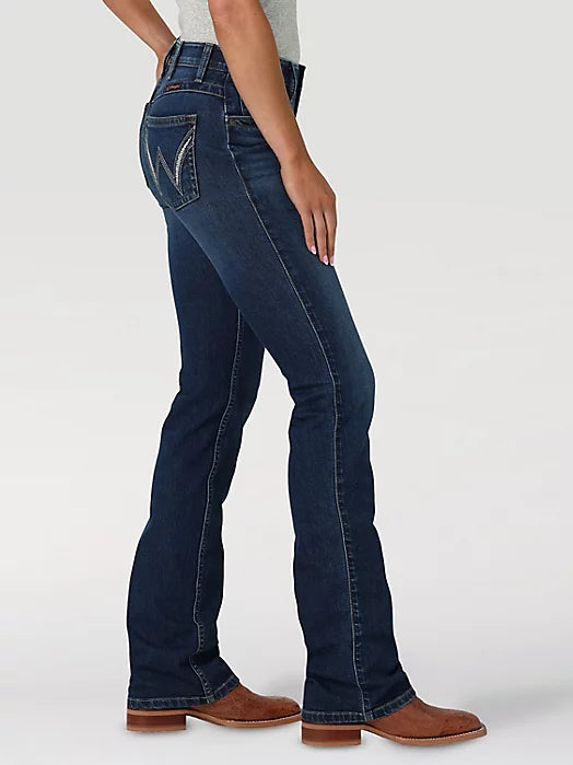 Wrangler Q-Baby Mid-Rise Riding Jean in Shirley