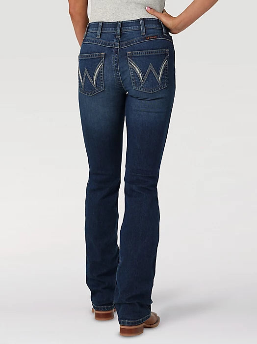 Wrangler Q-Baby Mid-Rise Riding Jean in Shirley