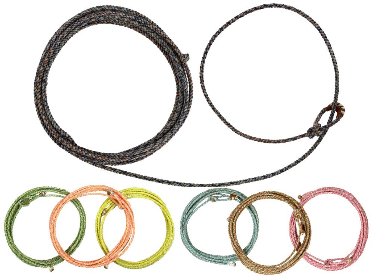 5/16" x 20' Nylon Kid Rope with Hand Sewn Leather Burner