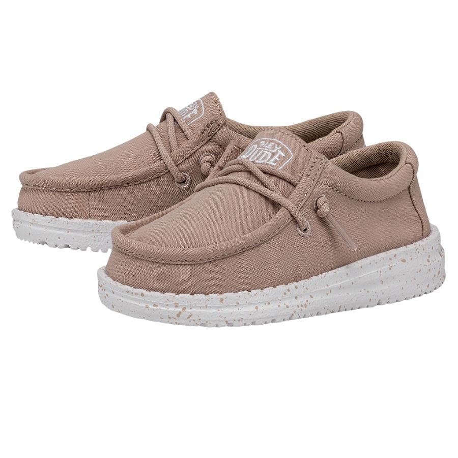 Wally Toddler Slub Canvas - Tan