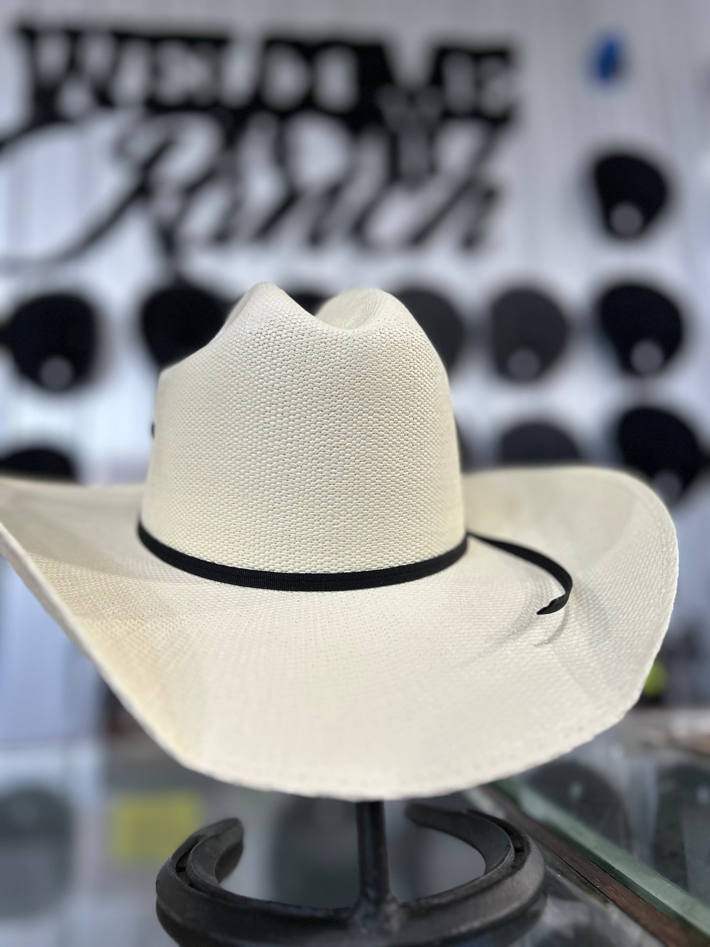 Denison 7x Straw Cowboy Hat-Eyelets