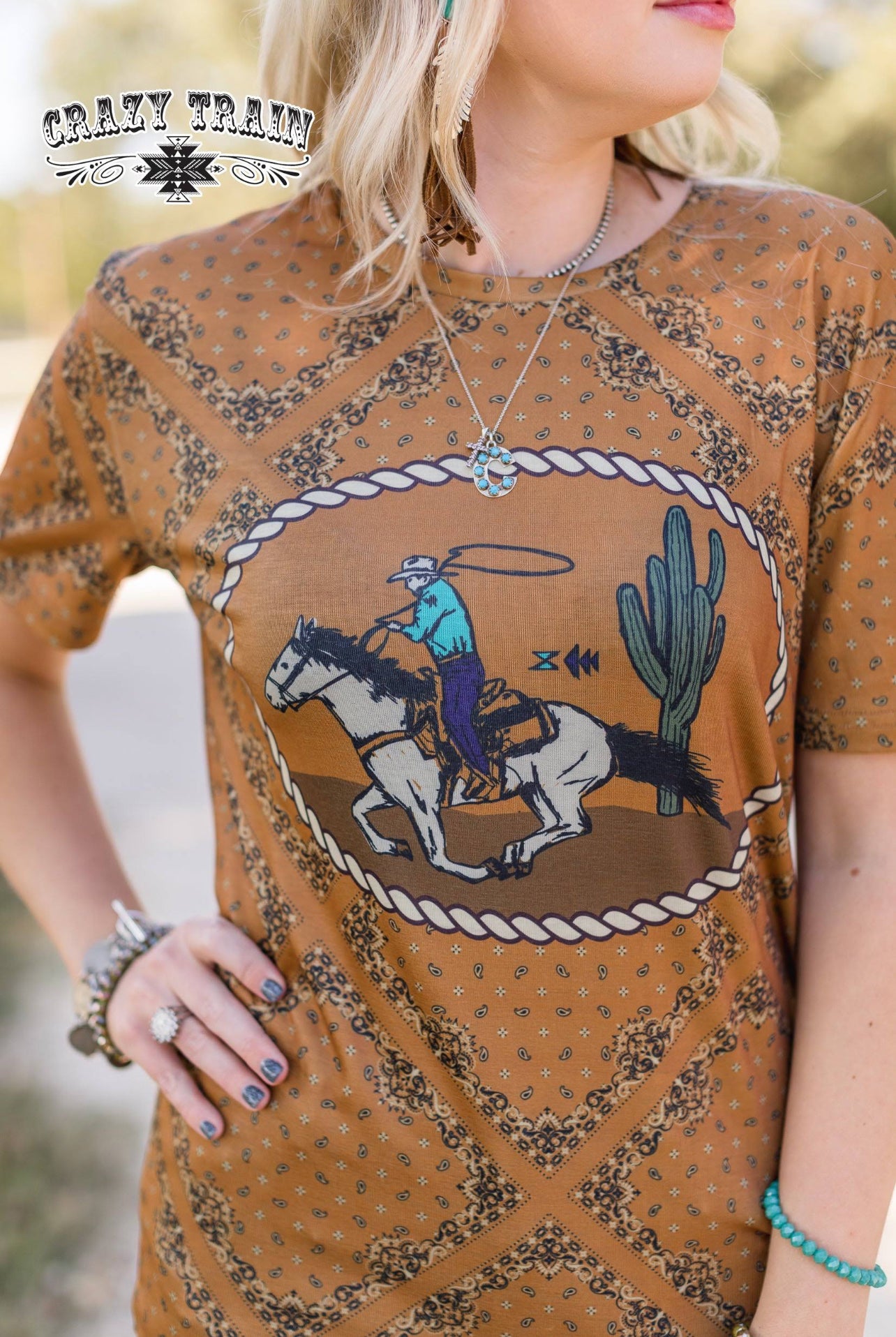 Crazy Train-Rope Em’ Tee