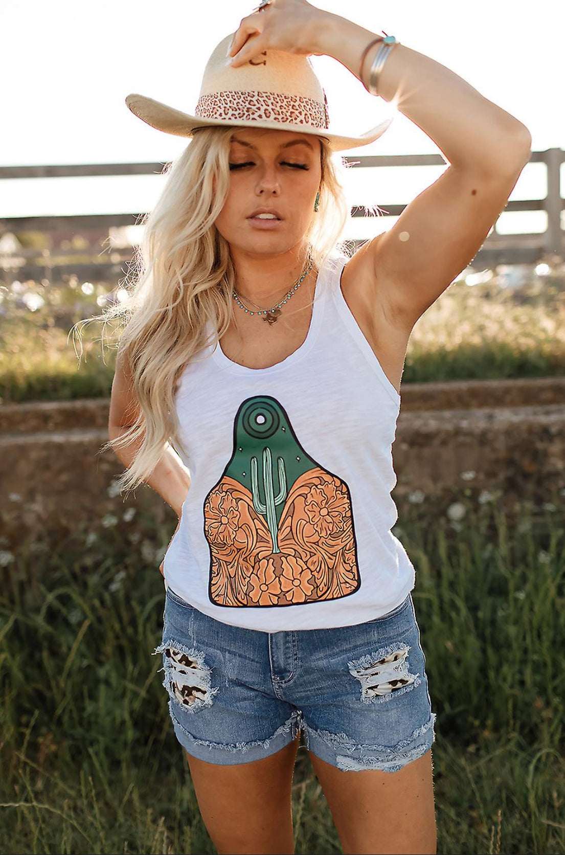 Cactus Cattle Tag Tank