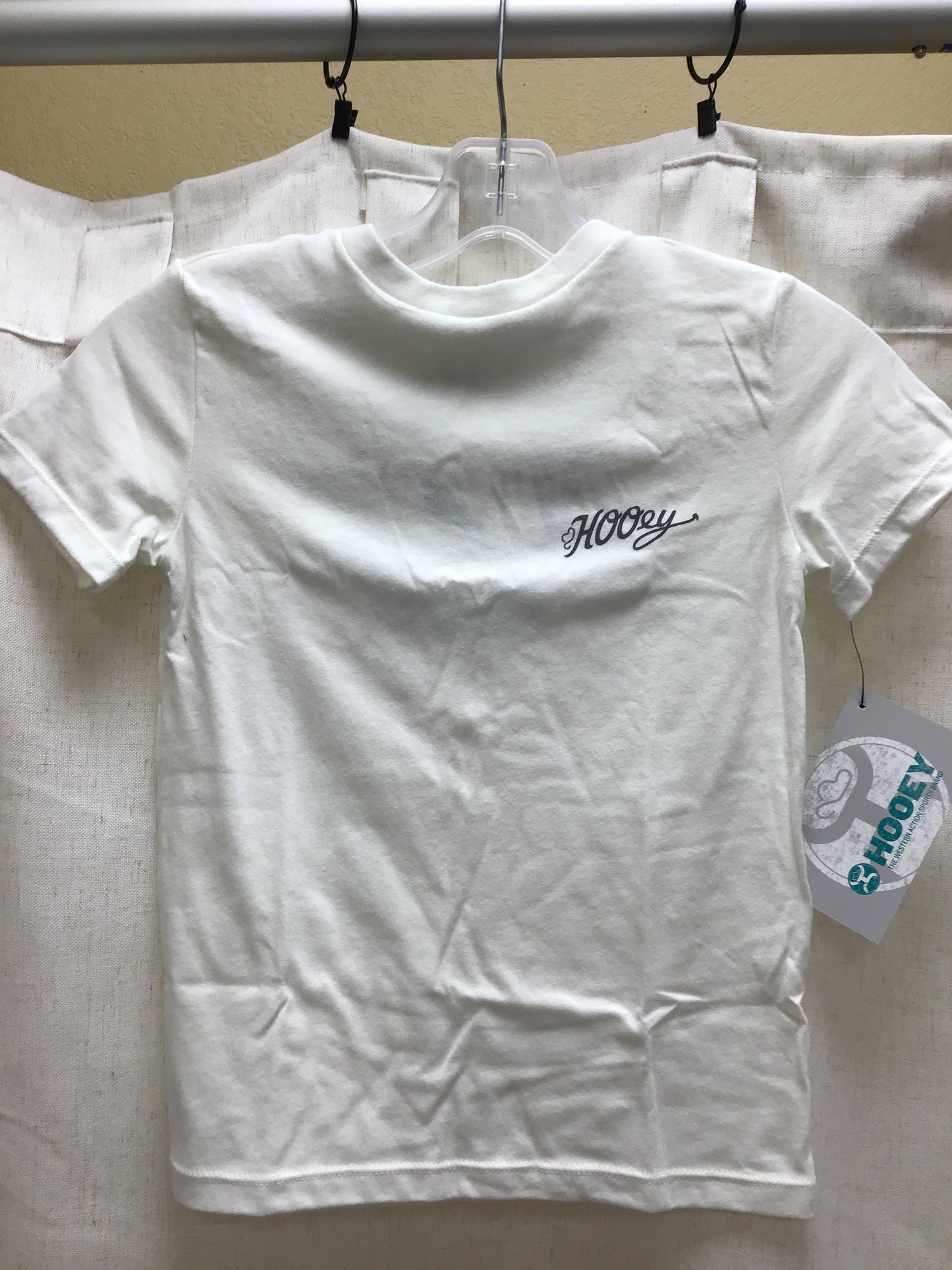 Hooey Girls Off White Crew Cosmic Cowgirl Tee