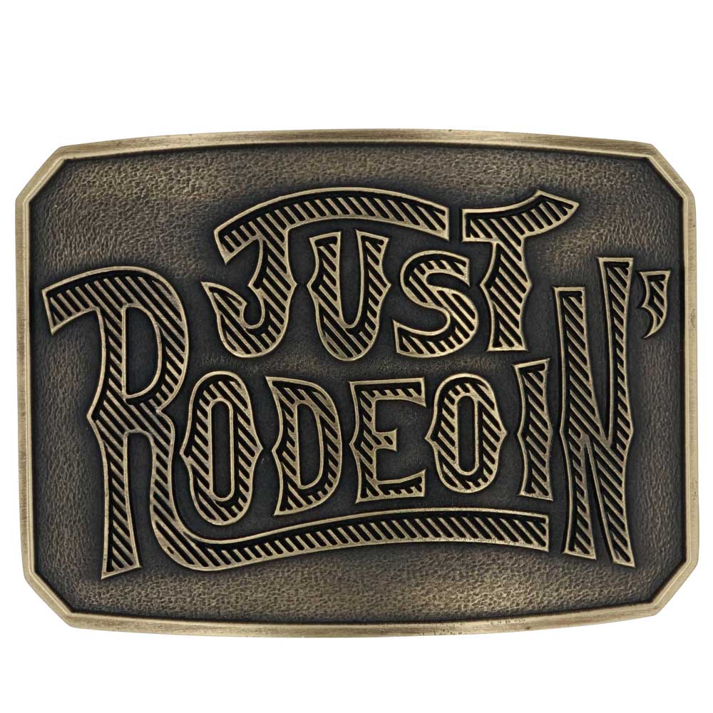 Dale Brisby Just Rodeoin' Attitude Belt Buckle