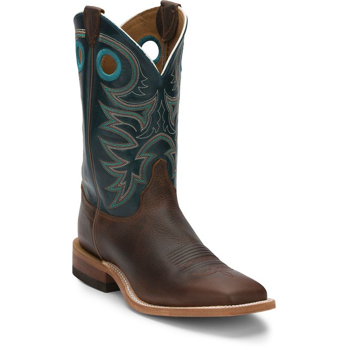 Austin 11" Western Boot - Dark Brown