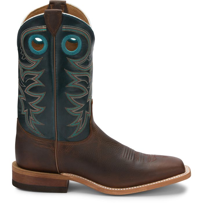 Austin 11" Western Boot - Dark Brown