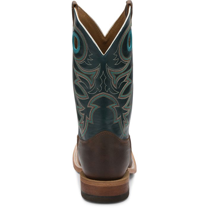 Austin 11" Western Boot - Dark Brown