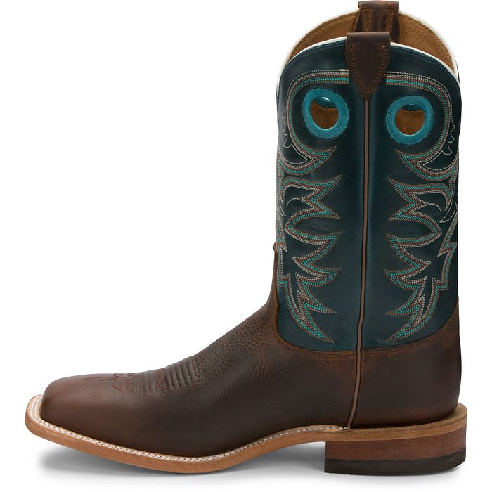 Austin 11" Western Boot - Dark Brown