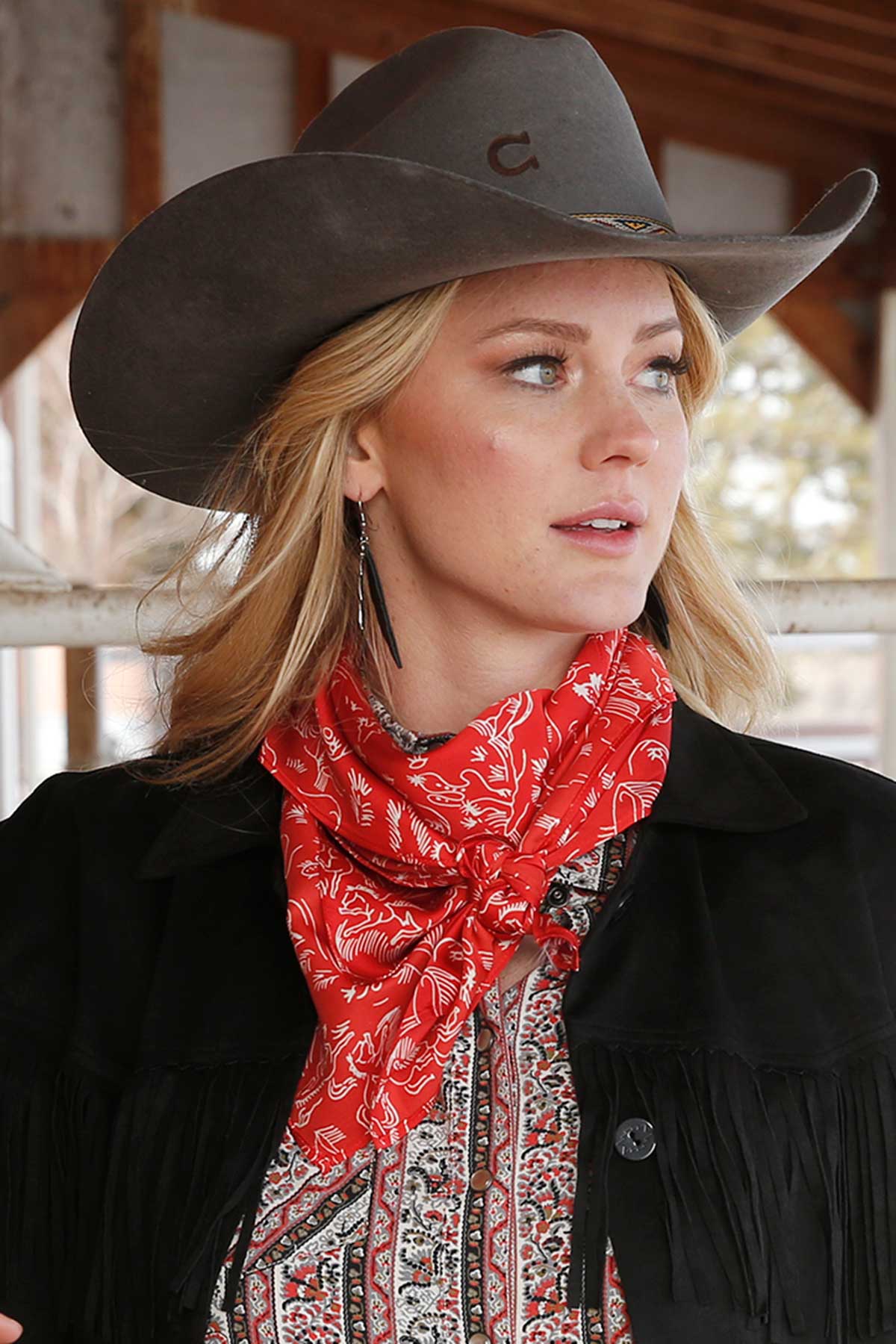 Women's Red Wild Rag