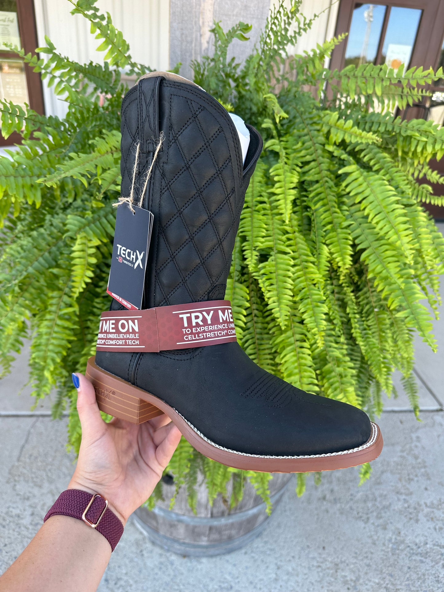 Women's 11" Tech X Boot in Black Sand