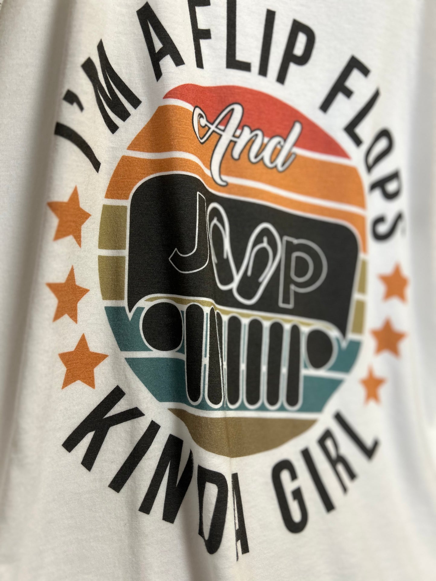 Flip Flops Jeep Girl Tank