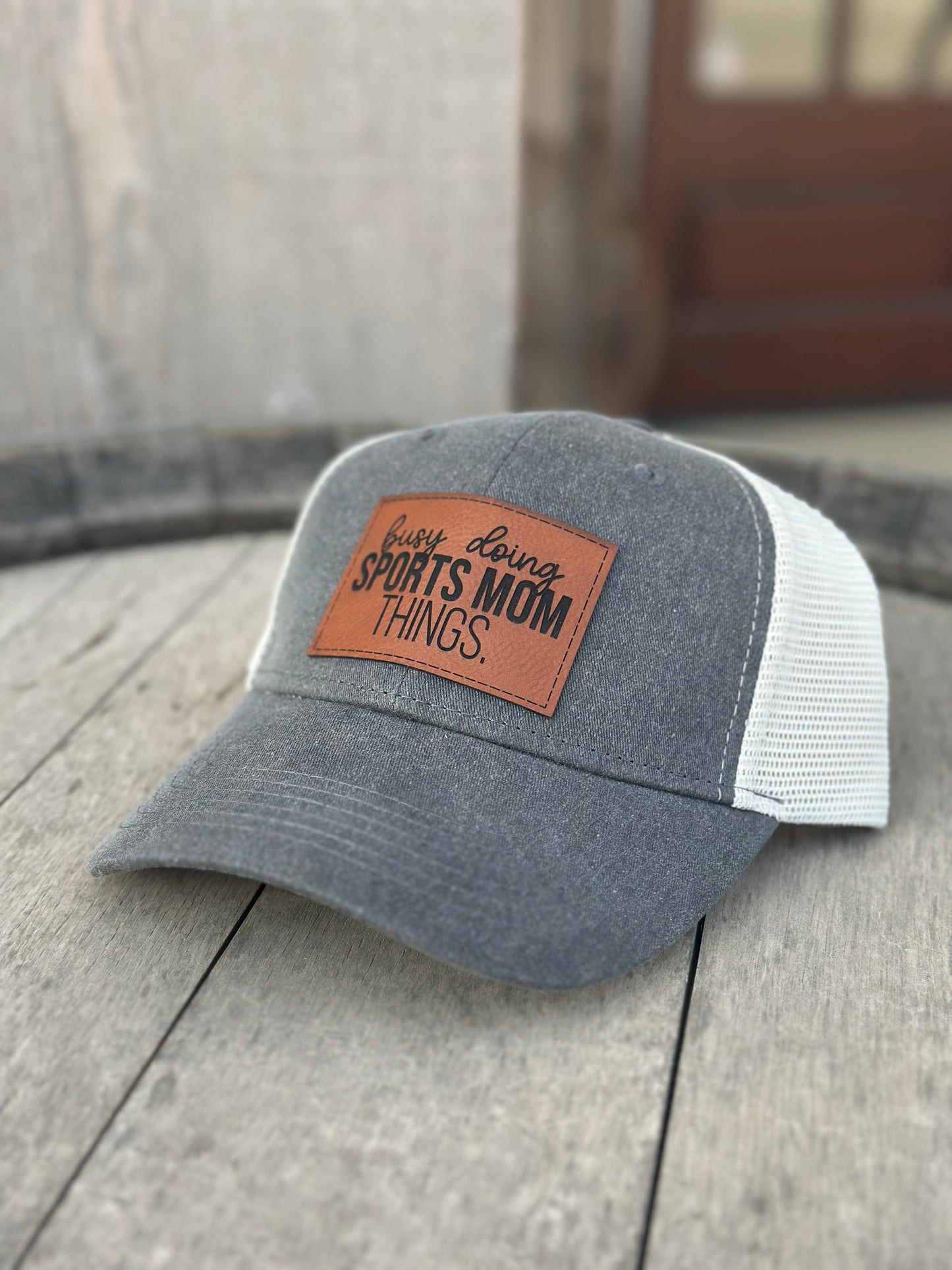 "Busy Doing Sports Mom Things" Ballcap