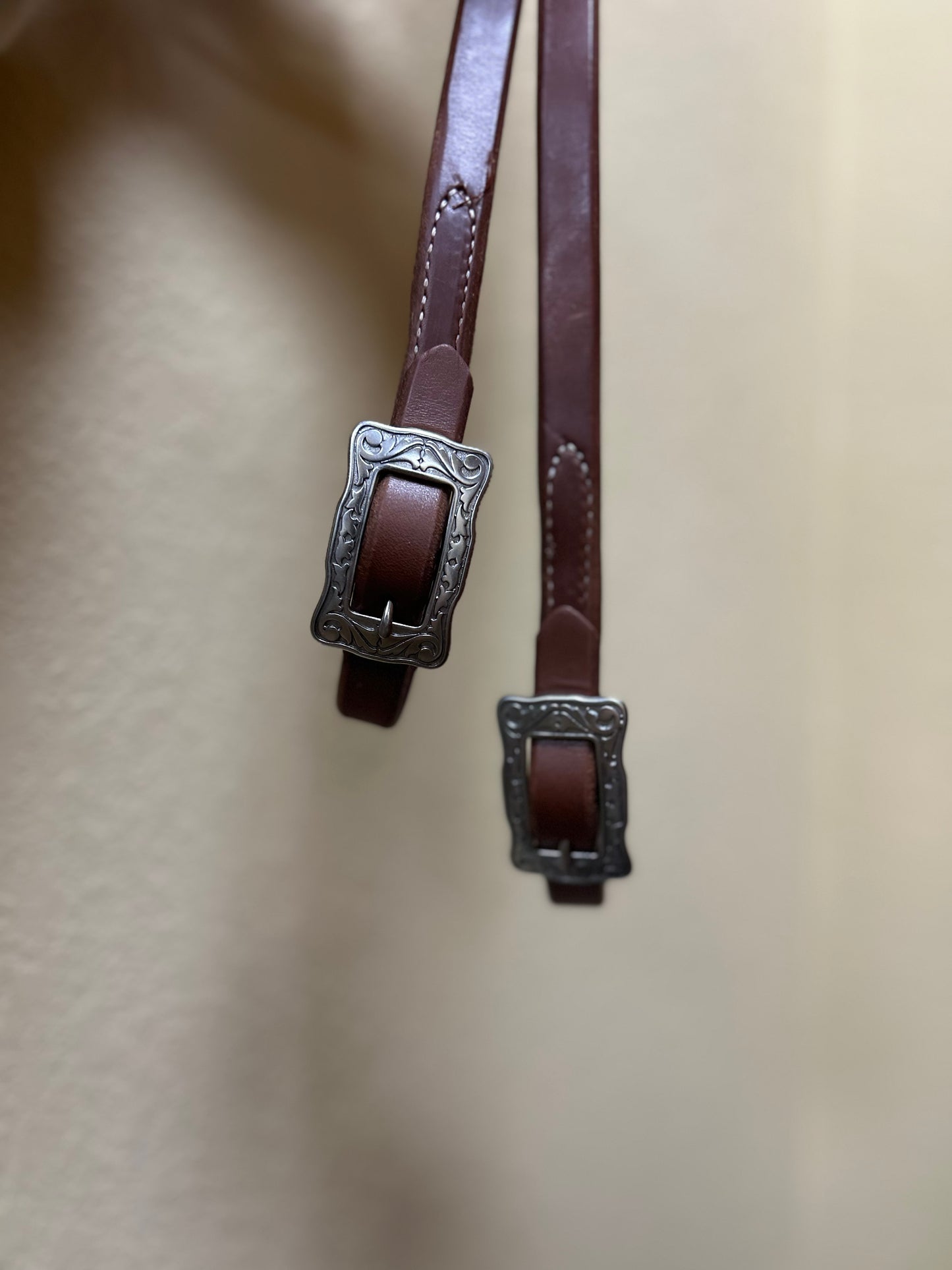 5/8 Reins with Silver Buckles