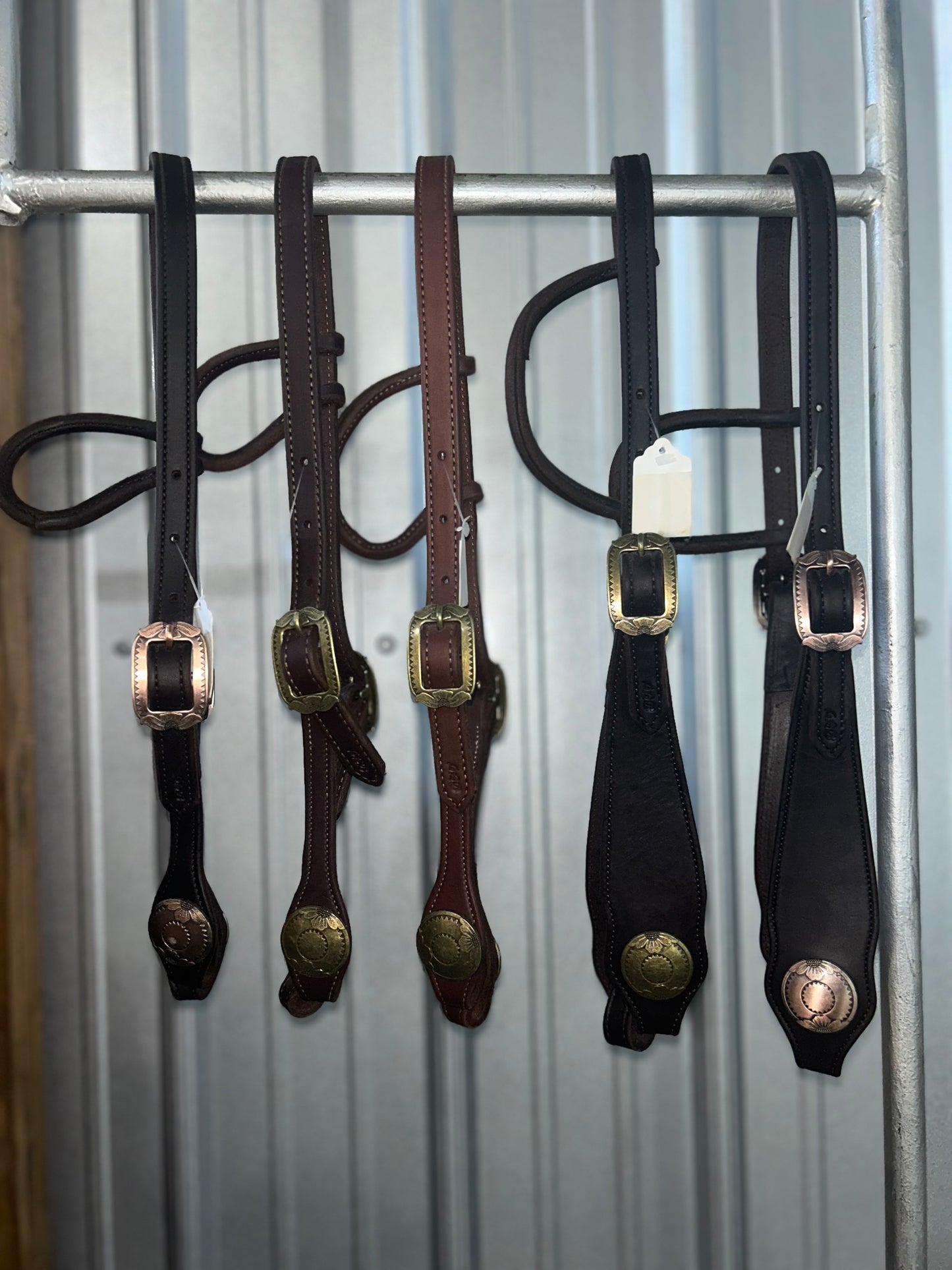 Sunflower Concho One Ear Headstall