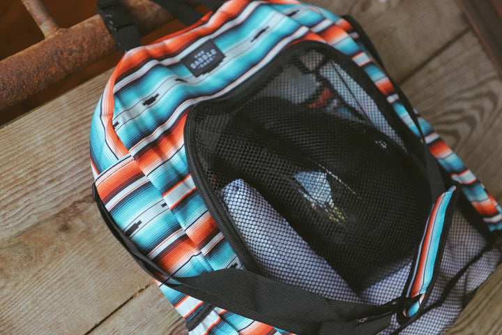 Teal Serape Sport Boot Bag
