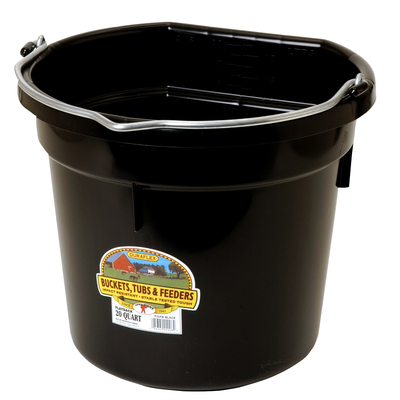 Bucket Plastic Flatback Multiple Colors 20 QUART