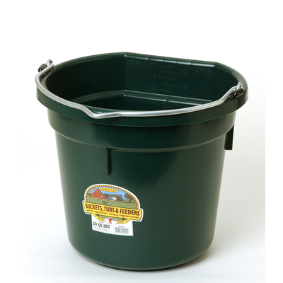 Bucket Plastic Flatback Multiple Colors 20 QUART
