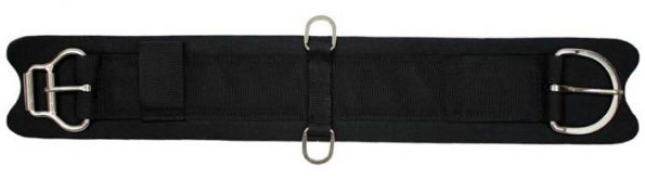 Felt girth with neoprene center