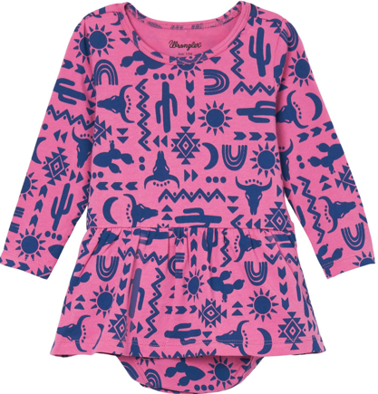 Wild West Wrangler Onesie in Pink