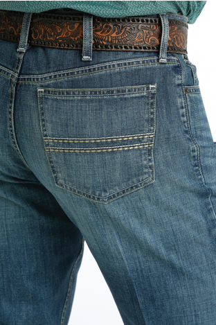 Mens Cinch Silver Label Medium Stone