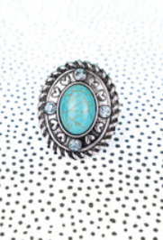 Turquoise Full Of Heart Ring