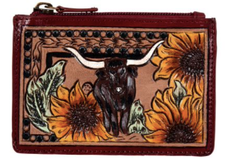 Where Long-Horns Graze Card Holder