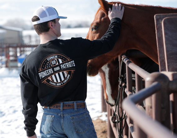 Black Cinch Mens Long Sleeve Tee