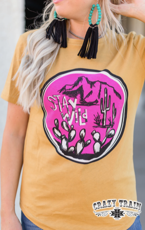 "Stay Wild" Crazy Train Tee