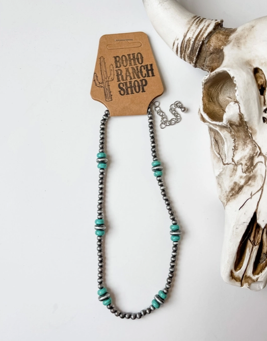 Western Navajo Pearl Choker