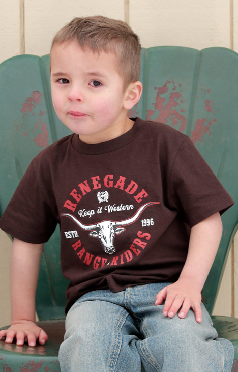 Boys Brown T-shirt - Keep it Western