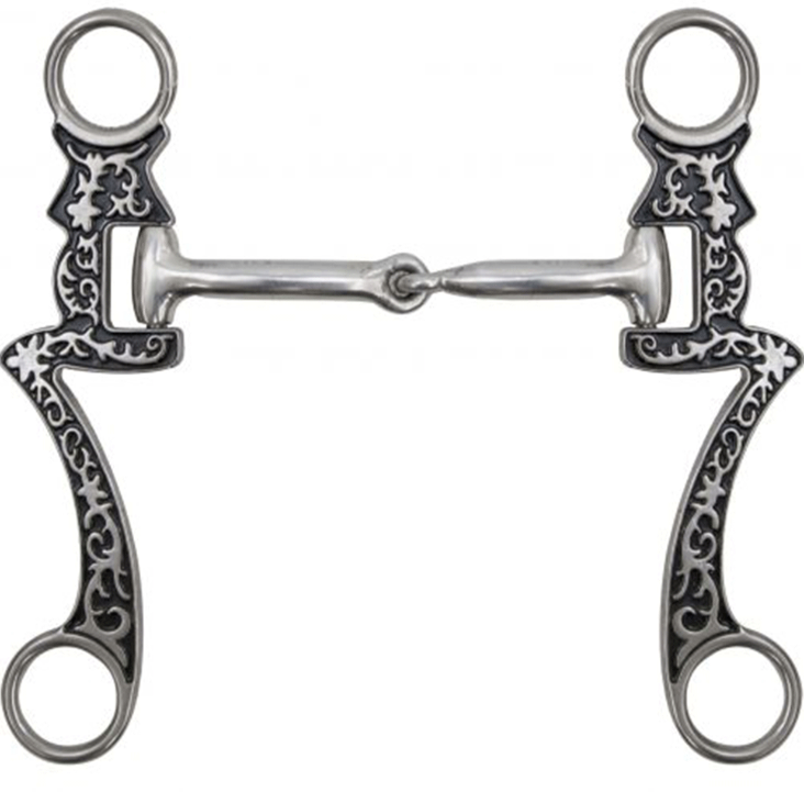 5" Stainless Steel Seven Cheek Snaffle Bit
