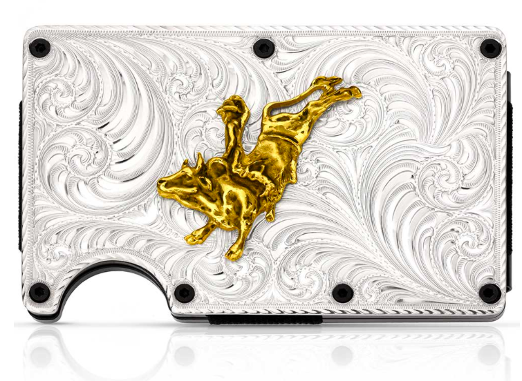 Montana German Silver Credit Card & Cash Case