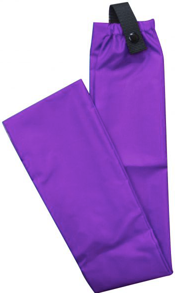 Showman Cordura nylon tail bag with button snap closure- Purple