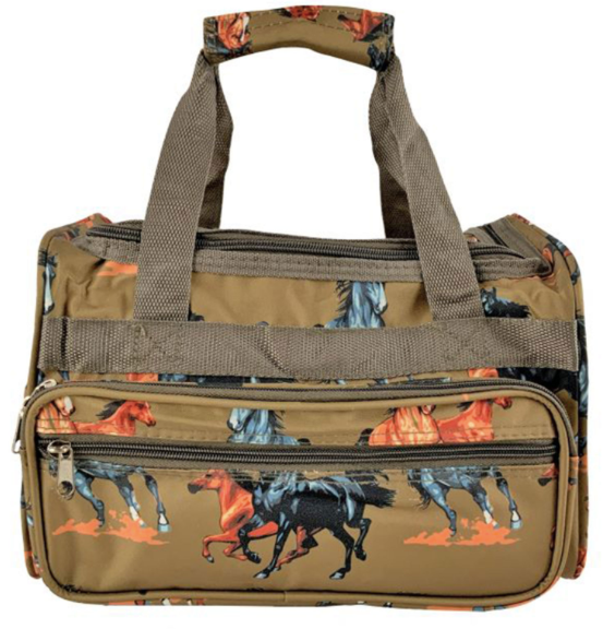 13" Duffle Bag with running horses design