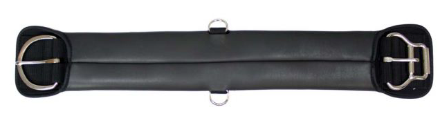 Showman neoprene girth with double roller buckle