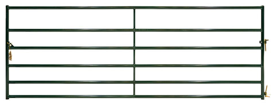 Priefert 12' Economy Gate Round BLACK