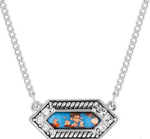 Montana Silversmiths-Miner's Cobalt Turquoise Necklace