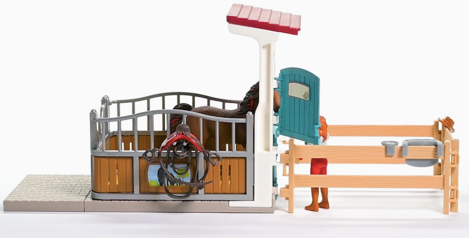 Horse Club Playset with Hannah and Her Horse, Cayenne.