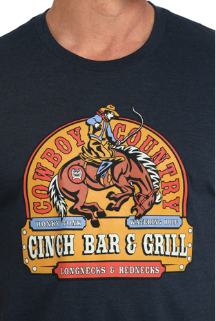 Men's Cinch Bar & Grill Tee - Navy