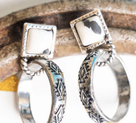 Boulder Bay Hoop Earrings