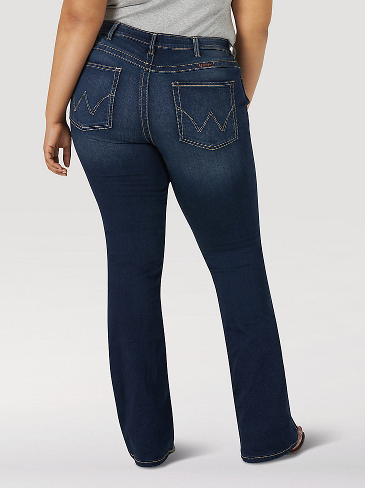 Women’s Wrangler® Ultimate Riding Jean Q-Baby (Plus) in Nr Wash
