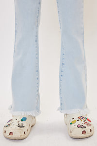 Winter High Rise Flare Kid Jeans