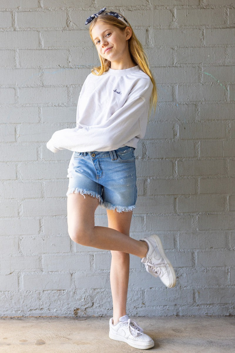 Dora High Rise Kid Shorts