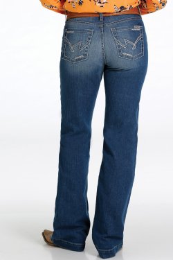 Women's Hayley Trouser - Medium Stonewash
